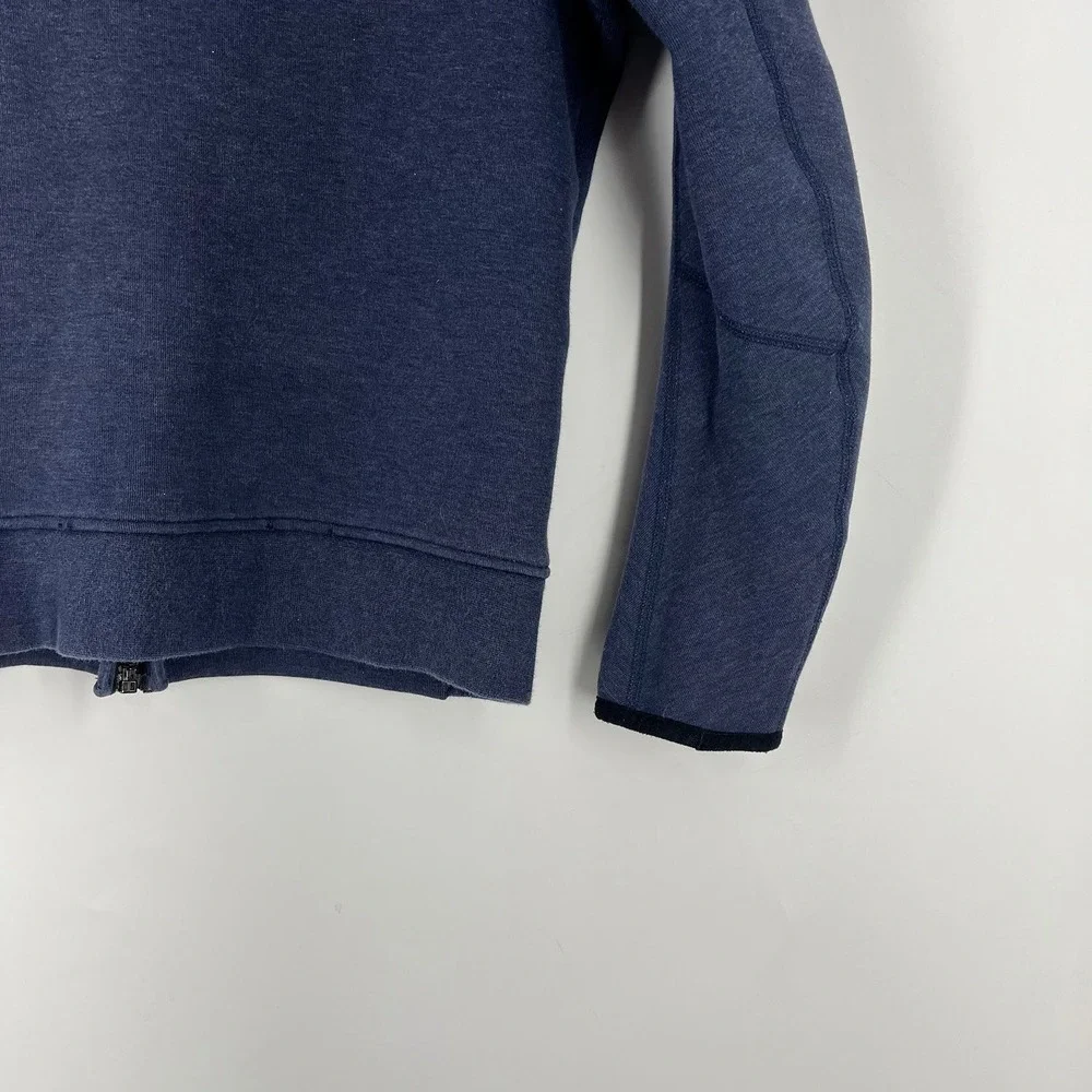 Nike‎ Kids Tech Fleece Full Zip Hoodie Blue Heathered Jacket CU9223-410 Size M